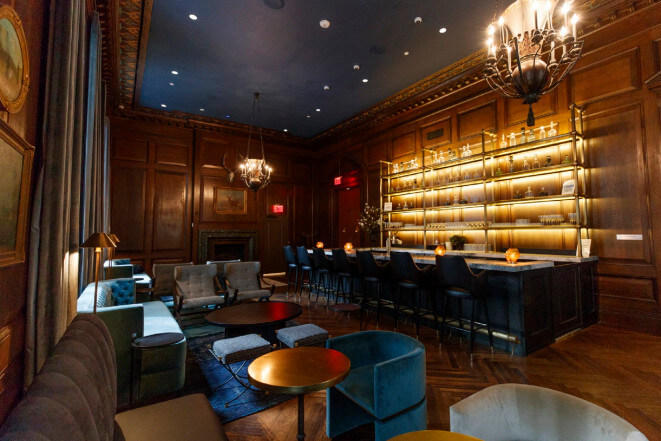 63 Wall St. is about to debut a glitzy bar exclusively for residents and their guests.Brian Zak/NY Post